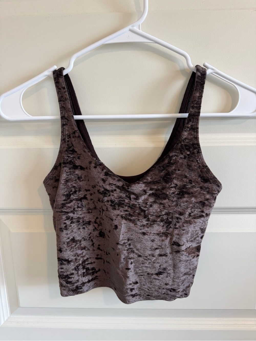 Lululemon Align Crushed Velvet Brown Tank - Picture 2 of 7